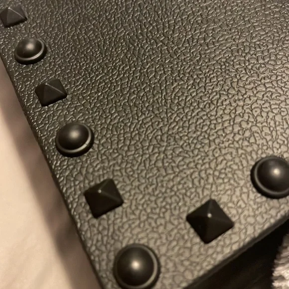 Black leather speedy with black hardware and studs. - Picture 4 of 4